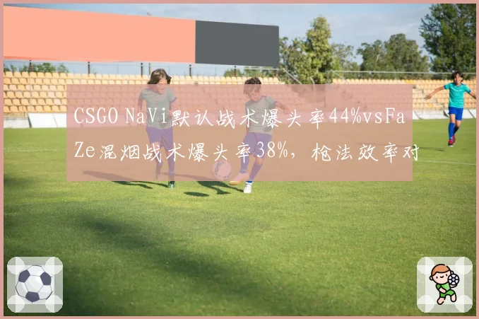 CSGO NaVi默认战术爆头率44%vsFaZe混烟战术爆头率38%,枪法效率对比